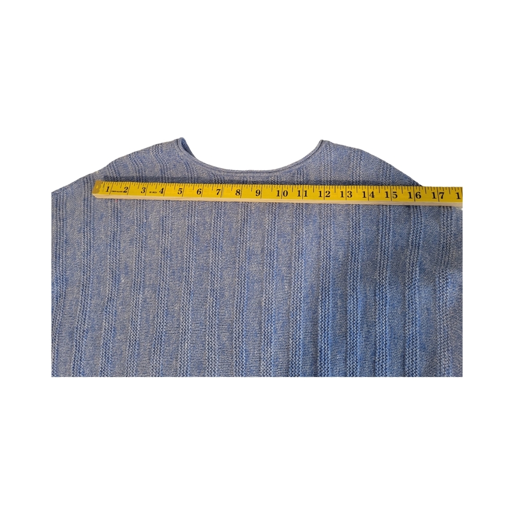 J. Jill Light Blue Women's Textured Sweater - Picture 9 of 10
